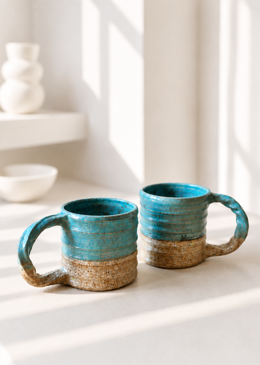 Taza turquesa